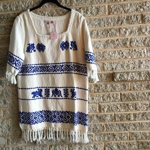 NWT Calypso St. Barth Mexican tunic